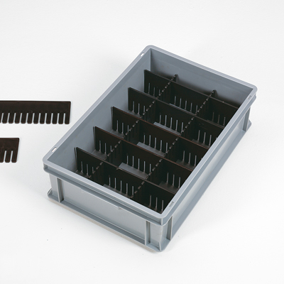 Boîte de rangement empilable avec séparateurs amovibles – L'avant gardiste