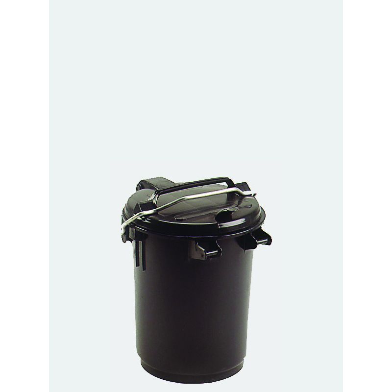 Poubelle à couvercle basculant noire 35L - Collecte des déchets