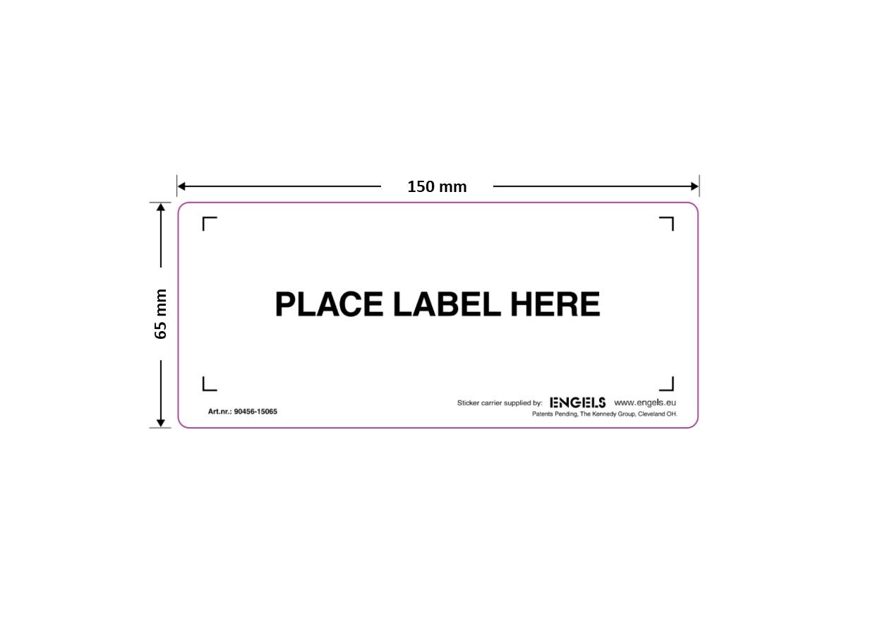 Portes étiquettes pour Bacs plastiques norme Europe - Schoeller-Allibert®