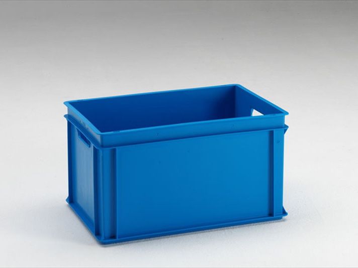 Grand bac gerbable norme Europe alimentaire 800x600x325 mm 134L